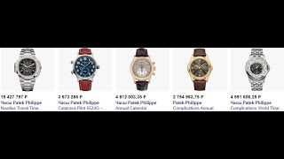 Часы Patek Philippe. Какая цена на часы сегодня?