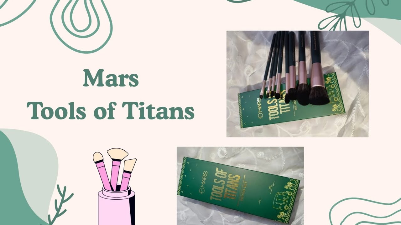 Mars Makeup Brushes ♡| Very Affordable Brushes | Tools Of Titans | 