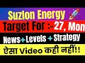 Suzlon Energy Share 27 April Target || suzlon energy stock latest news #suzlonenergylatestnews