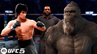 PS 5 | Bruce Lee vs. Warrior Tribe Gorilla (EA Sports UFC 5)