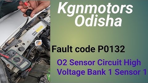 Nissan Micra F/ code P0132. O2 Sensor Circuit High Voltage Bank 1 Sensor 1.@kgnmotorstechnology6074