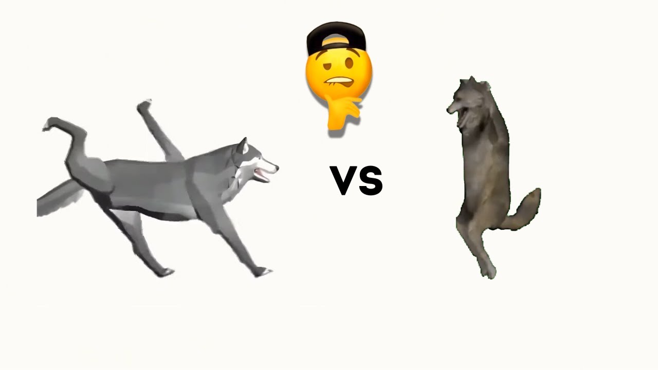 Wolf Walk vs Wolf Dancing Meme | Side by Side Comparison