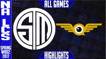 TSM vs FlyQuest All Games - NA LCS W8D2 Spring 2017 - TSM vs FLY All Games