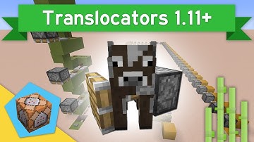 TRANSLOCATION FIX in Vanilla Minecraft 1.11+ (16w41a) | Translocators Command Block Creation