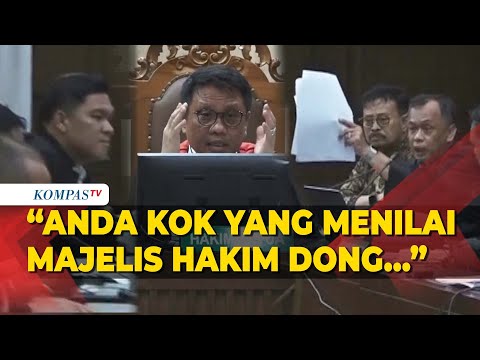 Panas! Kuasa Hukum SYL Adu Mulut dengan Jaksa Sampai Ditenangkan Hakim di Sidang @kompastv