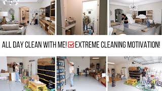 ALL DAY CLEAN WITH ME // EXTREME CLEANING MOTIVATION // Jessica Tull cleaning