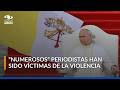 En el Día Mundial de la Libertad de Prensa, el papa León XIV condenó la violación de este derecho