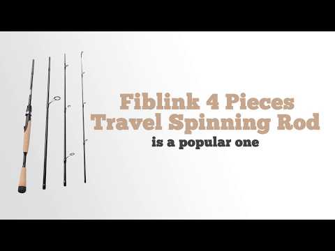 Fiblink 4 Pieces Travel Spinning Rod 1 0