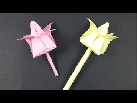 Video: Origami Laleler: Güzel Ve Zarif