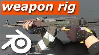 How to Rig a Gun in Blender