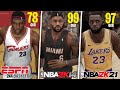 Scoring With LeBron James In Every NBA 2K! (NBA 2K4 - NBA 2K21)