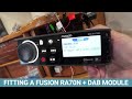 Fitting a Fusion RA70N stereo to Wild Rose