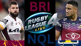 Rugby League Live 4 Gameplay: Brisbane Broncos vs North Queensland Cowboys