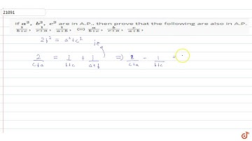 If `a^2,b^2,c^2` are in A.P., then prove that the following are also in A.P. `1/(b+c),1/(c+a),1/(a+b