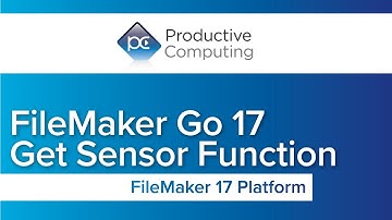 FileMaker Go 17 Get Sensor Function (GetSensor)