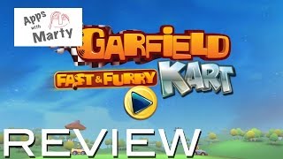 Garfield Kart Fast and Furry Review - Apps With Marty screenshot 1