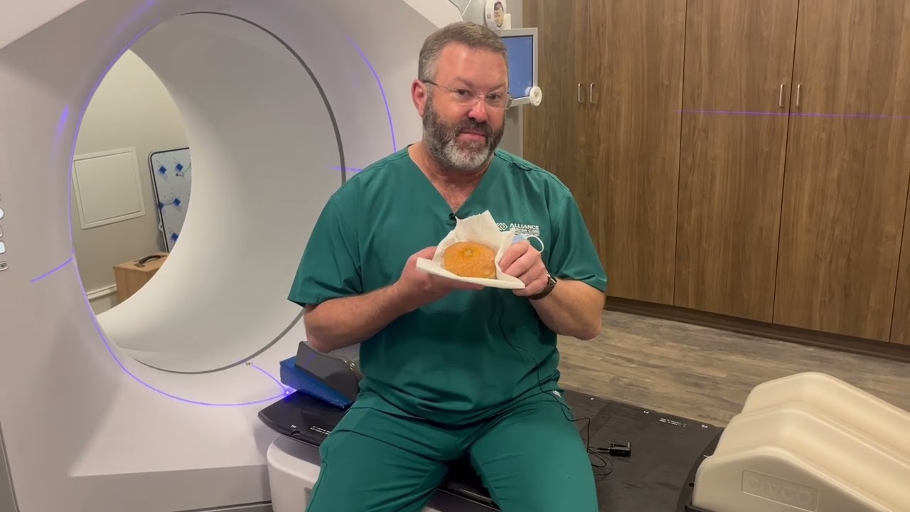 Dr. Childs Receives a Radiation Tattoo