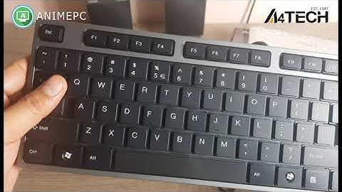 A4Tech KD300 Slim Keyboard Unboxing