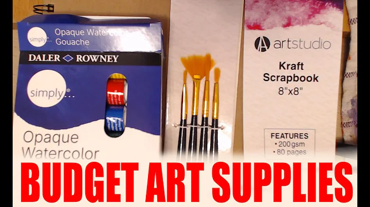 Budget Art Set   Paints for 3 pounds!