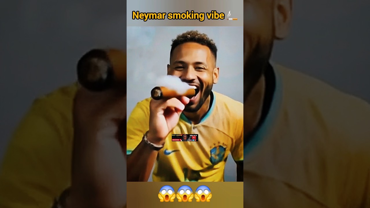 Neymar smoking vibe 😱 