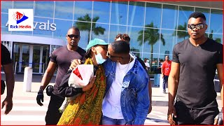 VIDEO: JUX alivyompokea HUDDAH kwa MABUSU kama Yote Airport Tanzania