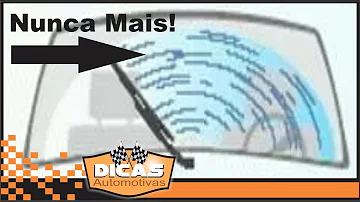 Como lubrificar as palhetas do parabrisa?