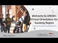 Unisa gauteng region invites all new students to our orientation day