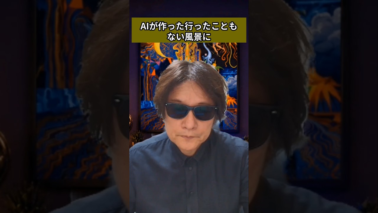 AIが作った、行ったこともない風景。#AI #意識 #記憶