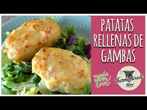 Video: Patatas Rellenas De Gambas