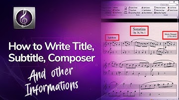 Skilled Sibelius - How to write text and other information score
