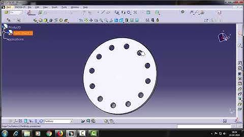 Tutorial Catia V5.....How To Use "Circular Pattern" Tool .