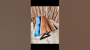The Ultimate Ocean Table 🌊 #ocean #diy #epoxy