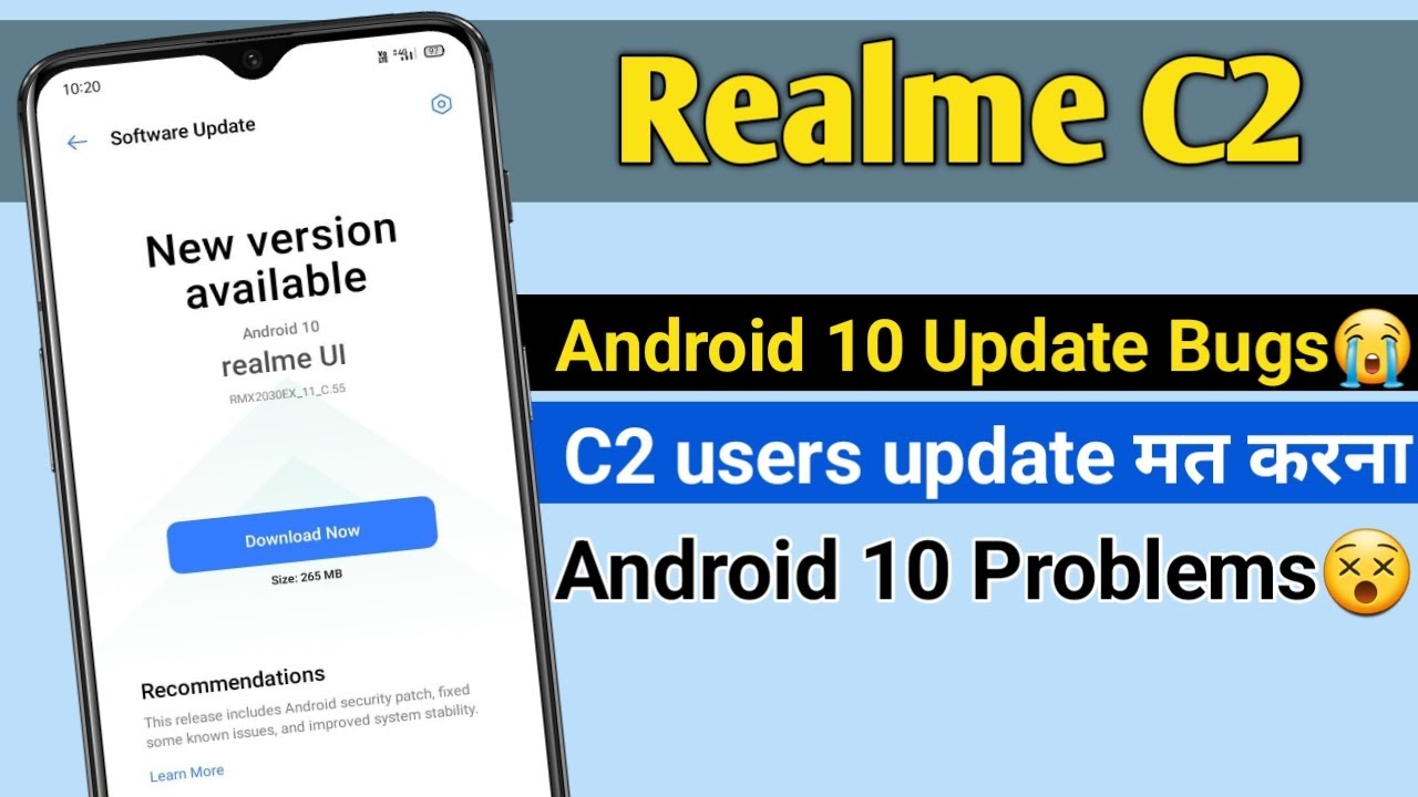 Realme C2 Android 10 Update Bugs😱 | Realme C2 New Update | C.57 Update Full Review |