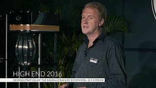 HIGH END 2016 - Demonstration of the Radialstrahler System mbl 101 X-treme