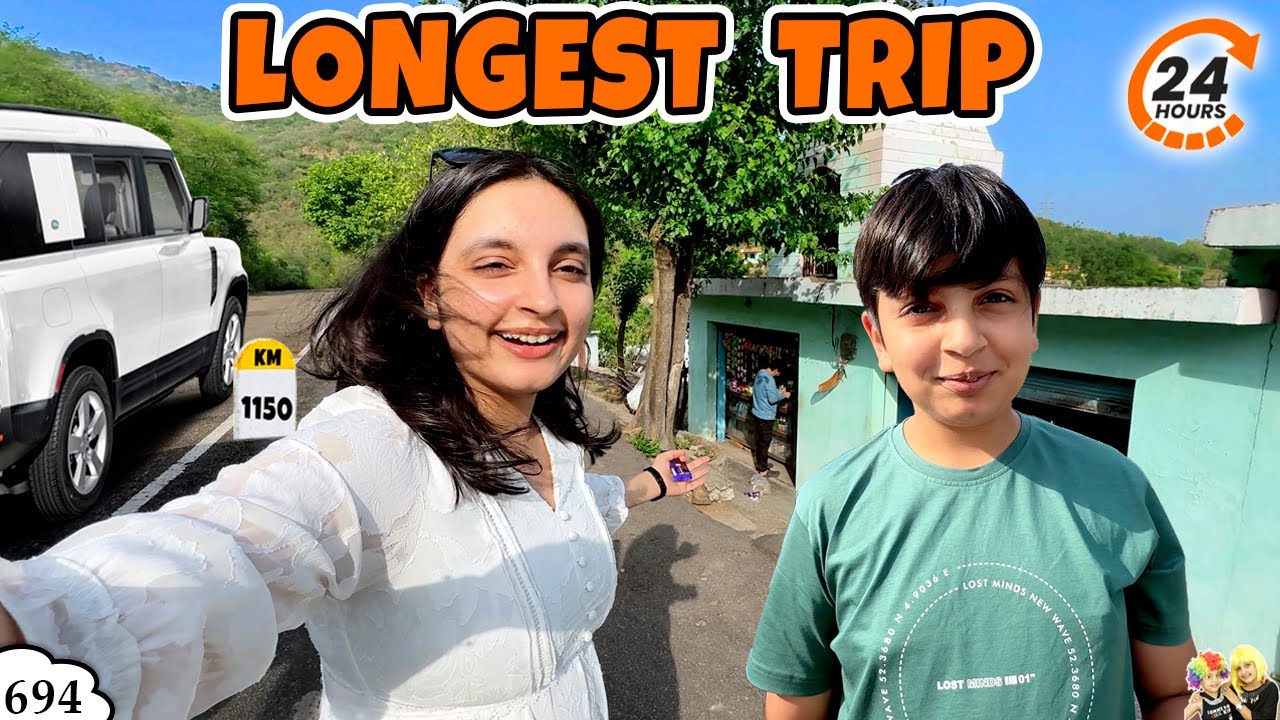 LONGEST TRIP | Ep 694 | 24 hours on Highway | Aayu and Pihu Show