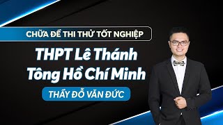Đề thi thử tốt nghiệp THPT Lê Thánh Tông Hồ Chí Minh
