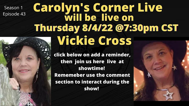 Season 1 Episode 43 (Featuring Vickie Cross)