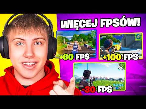 Najlepsze ROZDZIAŁKI na Zwiększenie FPS w Fortnite!