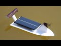 We Made Simplest Solar Boat - How To Make a Boat