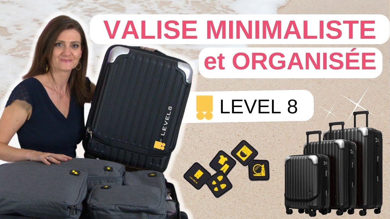 Comment bien faire sa valise LEVEL 8 (minimaliste)? Astuces et pliages,1  valise pour 5 personnes 😱 - YouTube