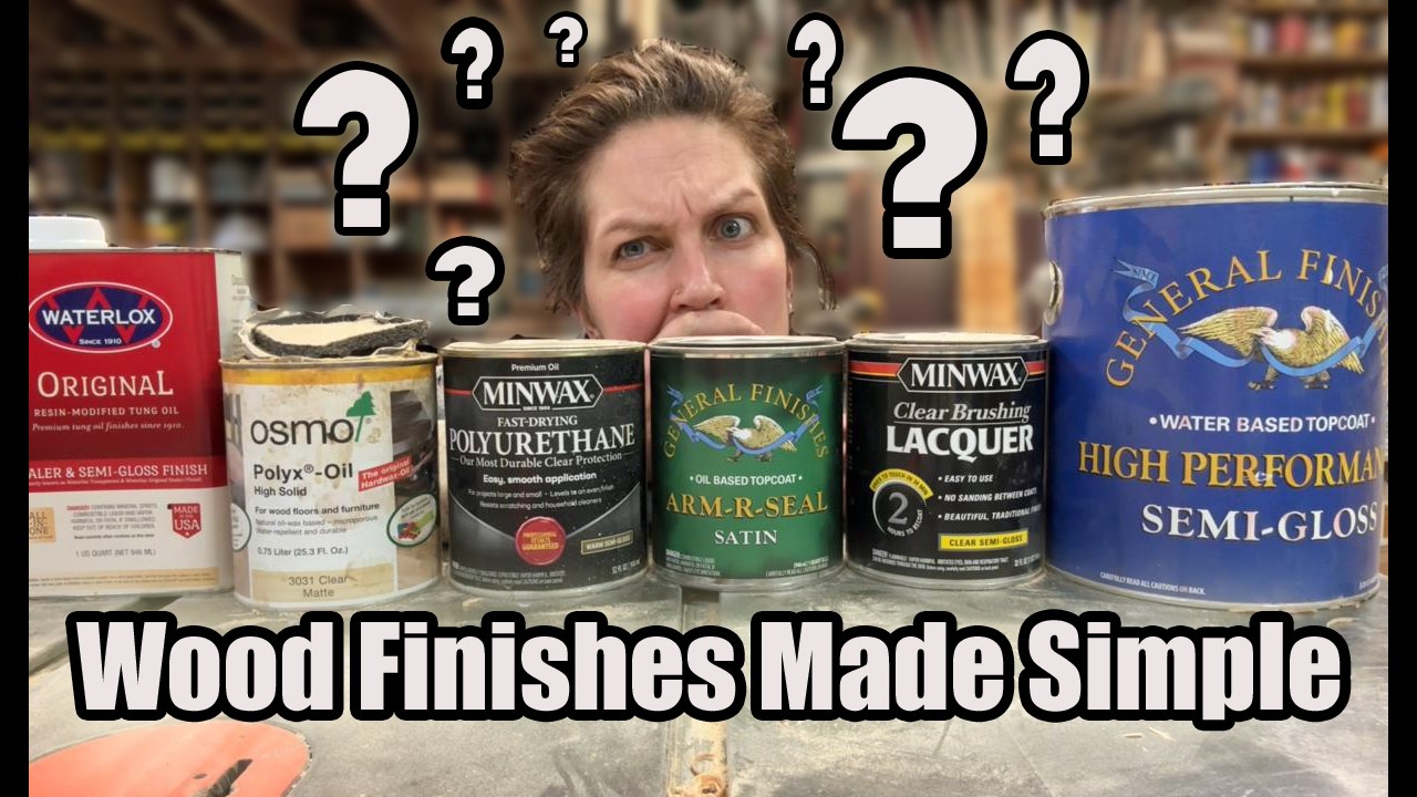 How To Choose The Right Wood Finish (Beginner To Pro) - YouTube