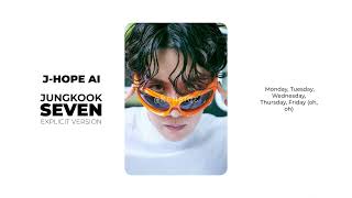 J-Hope (정호석) of BTS (방탄소년단) - Seven by Jungkook (전정국) [AI COVER] Resimi