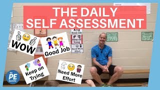 Daily Self Assessment System for PE Class |Self Reflection in #physed|