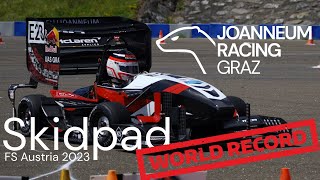 Skidpad World Record Formula Student Austria 2023 Joanneum Racing Graz