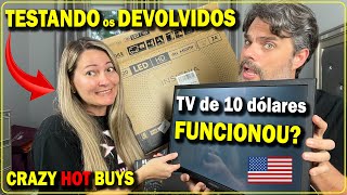 Nosso dia em Orlando Dollar Tree e Crazy Hot Buys, a Loja de Devolvidos da   [Vlog 5] 