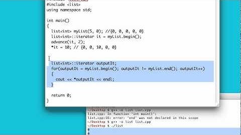 C++ Basic Skills: 38 - Lists