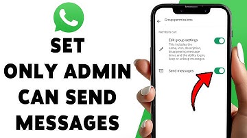 How To Set Only Admin Can Send Messages In WhatsApp Group 2025 | Restrict Group Messages On WhatsApp