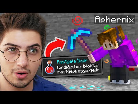 Minecraft ama ÖZEL İKSİRLER VAR