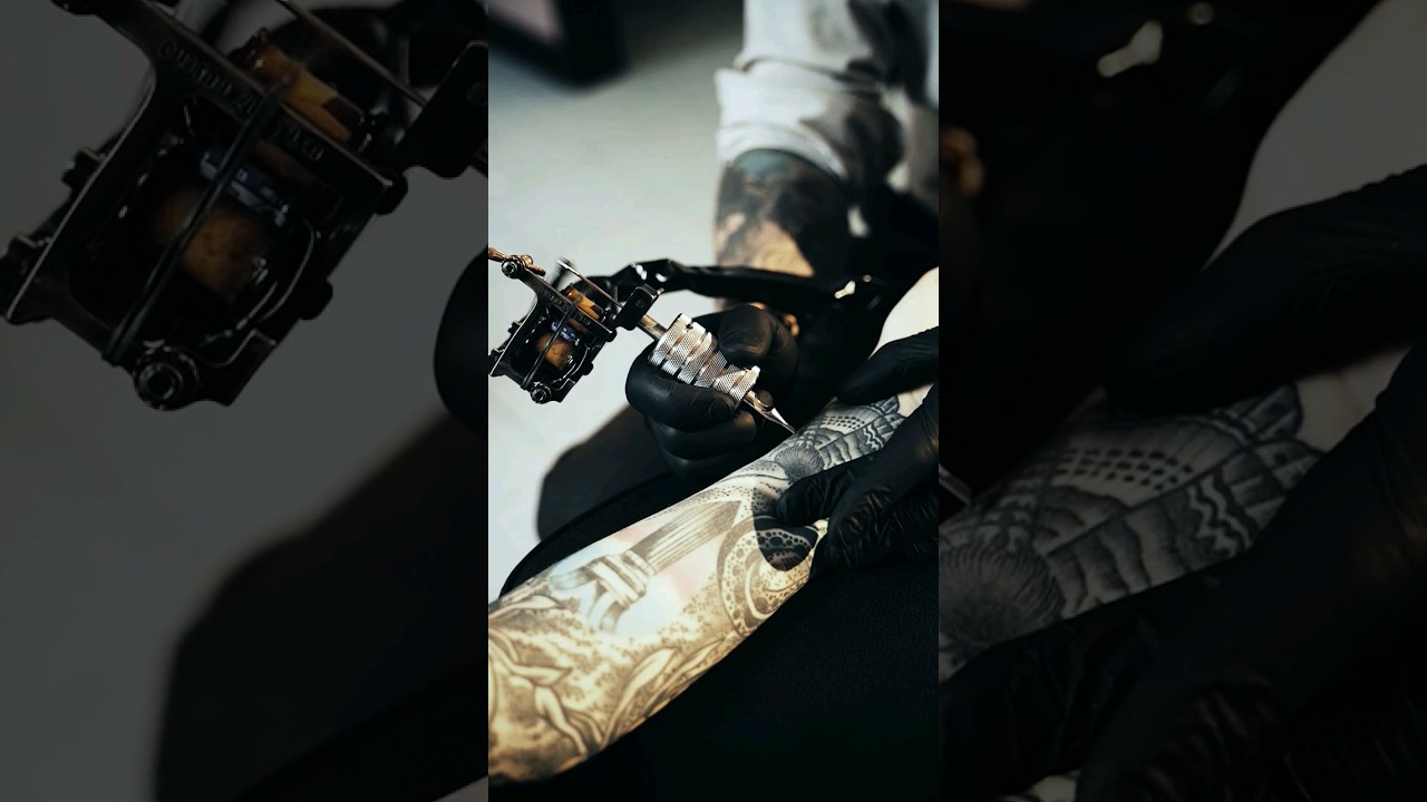 Tattoo Artist video edit.      #tattoos #tattooartist #videoeditor #tattooer
