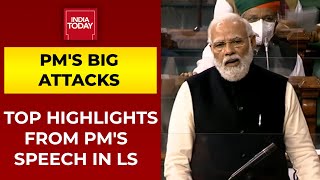 'Will Expose Congress' Gameplan': PM Modi's Scathing Attack On Opposition In Parliament Speech